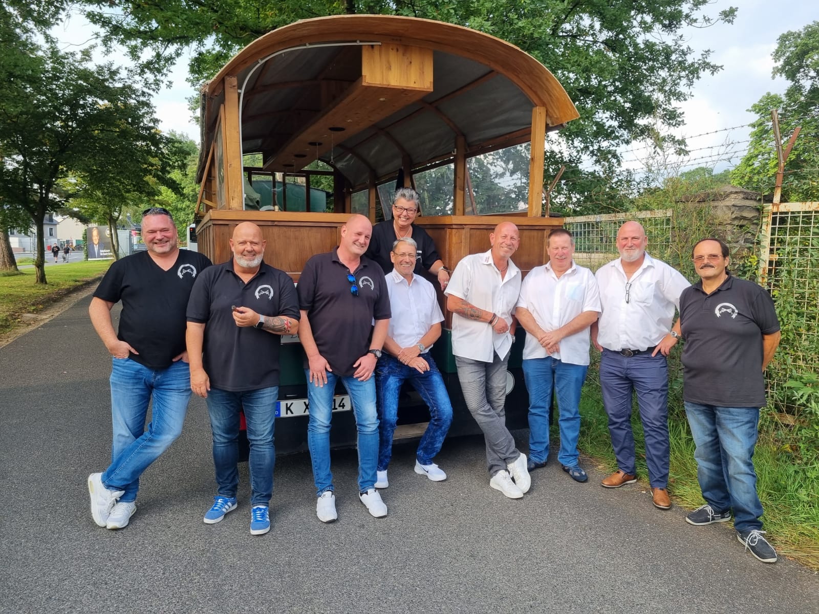 Planwagenfahrt des Senates